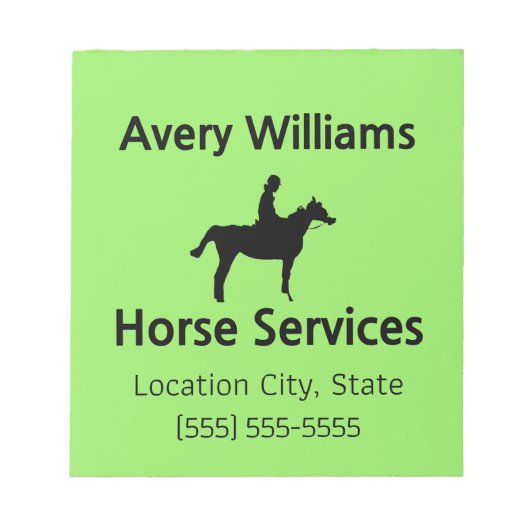 Paardenindustrie Professional Klein Notitieblok (Voorkant)