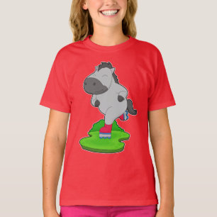 Paardeninline schaatsen Inline schaatsen T-shirt