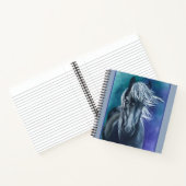 Paardenjournaal Waterverf Boho Chic Custom Noteboo Notitieboek (Binnen)