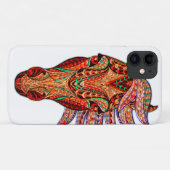 Paardenjuweel mozaïek kijken kleurrijke cowgirl Case-Mate iPhone case (Achterkant (horizontaal))
