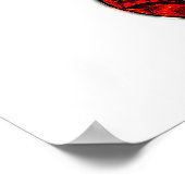 Paardenjuweel mozaïekkleurig cowgirl equestrian poster (Hoek)