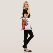 Paardenjuweel mozaïekkleurig cowgirl equestrian tote bag (Op model)