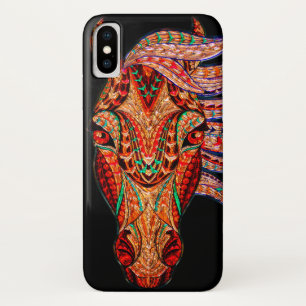 Paardenjuweelmozaïek ziet er kleurrijk cowgirl zwa Case-Mate iPhone case