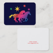 Paardenkaarten Visitekaartje (Voorkant / Achterkant)