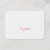 Paardenkaarten Visitekaartje (Achterkant)