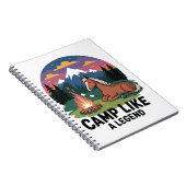 Paardenkamp als een legende Camping Notitieboek (Rechterzijde)