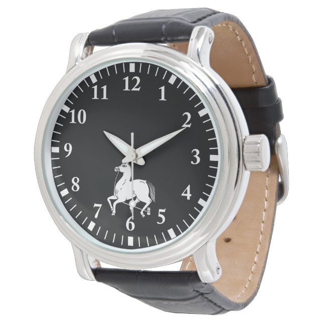 Paardenkampioen aan de teugel horloge (Gekanteld)