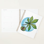 Paardenkastanje blad en vrucht planner (Display)