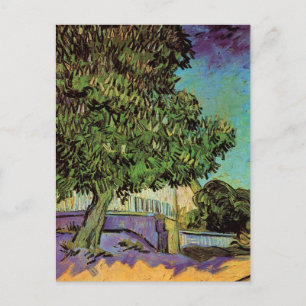 Paardenkastanje in Bloei door Vincent van Gogh Briefkaart