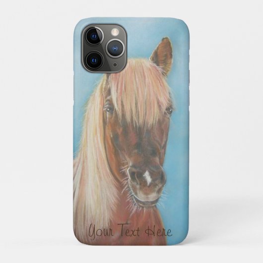 paardenkastanjemeel met blonde mannetjesbruin paar Case-Mate iPhone case (Achterkant)