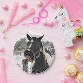 Paardenkauwspiering Papieren Bordje (Feest)