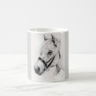 Paardenkeramische Mok