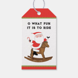 Paardenkerst Cadeaulabel