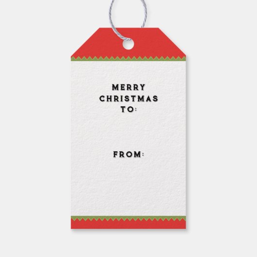 Paardenkerst Cadeaulabel (Achterkant)