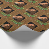 Paardenkerst Cadeaupapier (Hoek)