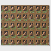 Paardenkerst Cadeaupapier (Vlak)