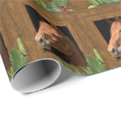 Paardenkerst Cadeaupapier (Rol Hoek)