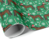 Paardenkerst Cadeaupapier (Rol Hoek)