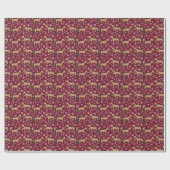 Paardenkerst Cadeaupapier (Vlak)