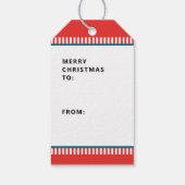 Paardenkerstcadeautags Cadeaulabel (Achterkant)