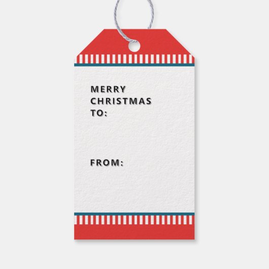 Paardenkerstcadeautags Cadeaulabel (Achterkant)