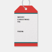 Paardenkerstcadeautags Cadeaulabel (Achterkant)