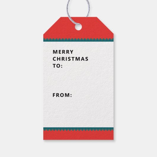 Paardenkerstcadeautags Cadeaulabel (Achterkant)