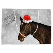 Paardenkerstfeestjes Large Cadeautasje (Achterkant)