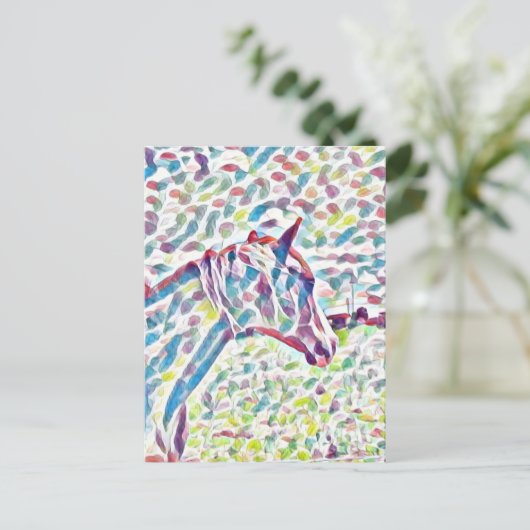 Paardenkleuren, Briefkaart (Staand voorkant)