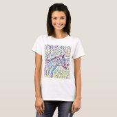 Paardenkleuren van het leven, t-shirt (Voorkant volledig)