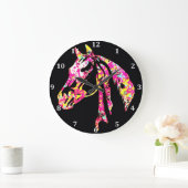 Paardenklok, mooi gekleurd grote klok (Huis)