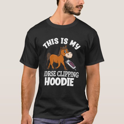 Paardenknipper Dit is mijn paard knippen T-shirt (Voorkant)