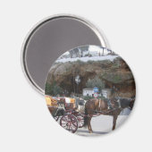 Paardenkoets in Mijas Magneet (Voorkant / Achterkant)