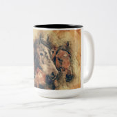 Paardenkoffie mok (Voorkant rechts)