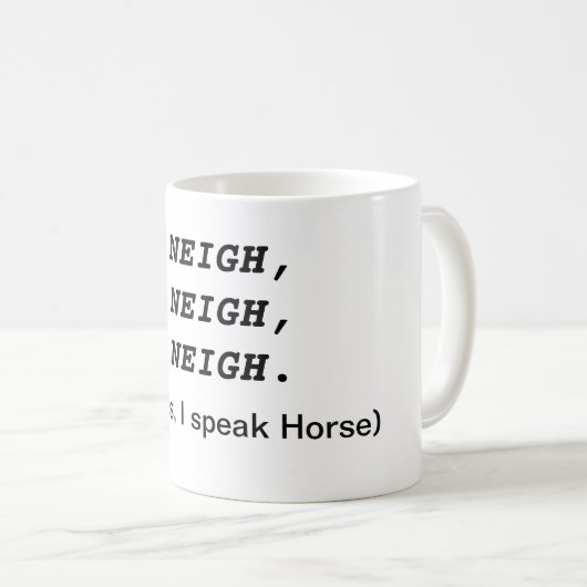 Paardenkoffie-Mok Koffiemok (Voorkant rechts)