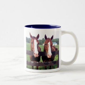 Paardenkoffie-Mok Tweekleurige Koffiemok
