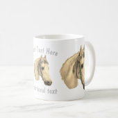 Paardenkop  art 2 gepersonaliseerd koffiemok (Voorkant rechts)
