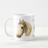 Paardenkop  art 2 gepersonaliseerd koffiemok (Links)