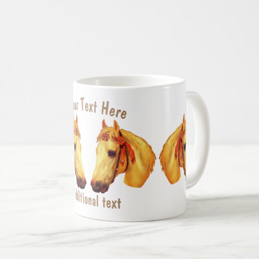 Paardenkop  art. 4 Persoonlijk Koffiemok (Voorkant rechts)