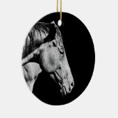 paardenkop been keramisch ornament (Rechts)