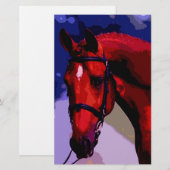 Paardenkop Briefpapier (Voorkant / Achterkant)