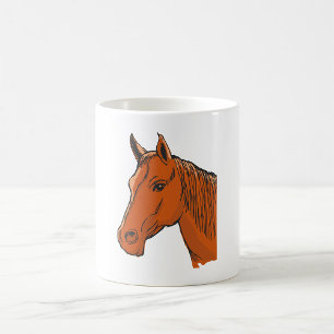 Paardenkop Bruine Boerderij Dier Koffiemok