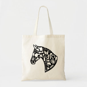 Paardenkop Canvas tas