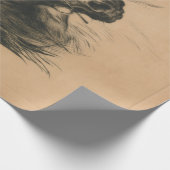 Paardenkop (door Heywood Hardy) Cadeaupapier (Hoek)