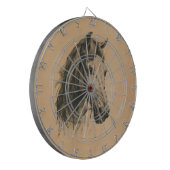 Paardenkop (door Heywood Hardy) Dartbord (Voorkant Links)