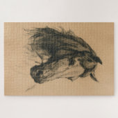 Paardenkop (door Heywood Hardy) Legpuzzel (Horizontaal)