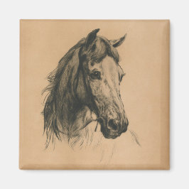 Paardenkop (door Heywood Hardy) Magneet