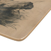 Paardenkop (door Heywood Hardy) Snijplank (Hoek)