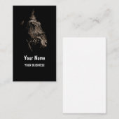 Paardenkop portret visitekaartje (Voorkant / Achterkant)