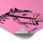 Paardenkop Poster (Hoek)